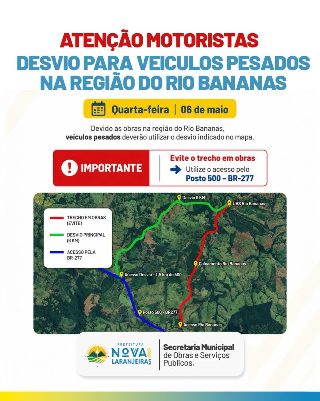 ATENÇÃO, MOTORISTAS!